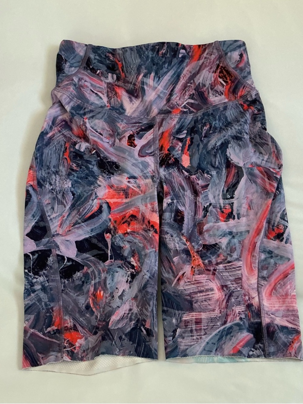 lululemon athletica Abstract Brushstroke High-Rise Shorts - Purple & Pink